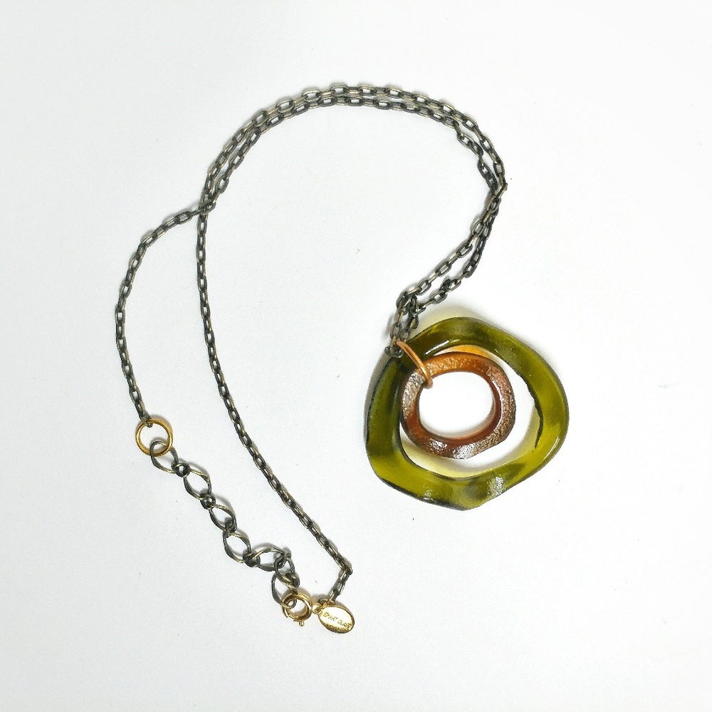 Smart Glass Jewelry Recycle Glass Pendant Necklace